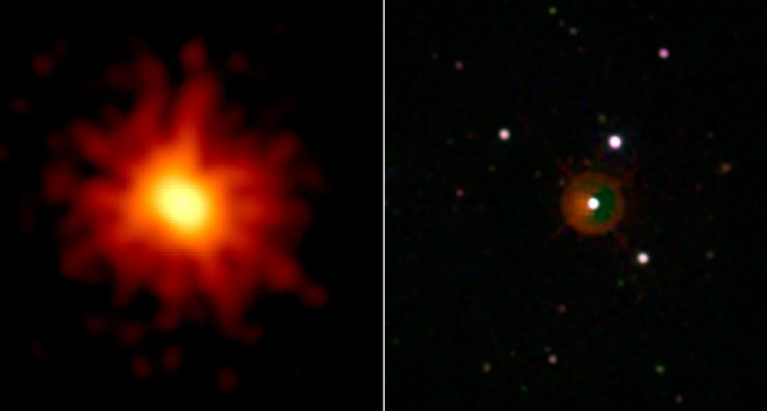 Afterglows of one of the largest gamma-ray bursts ever observed.