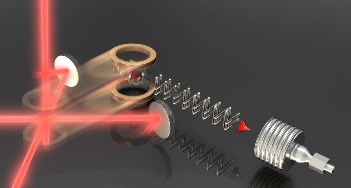 Figure of ultracold Rb atoms with cold ND3 molecules.