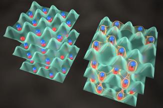 Making ultracold KRb molecules inside a 3D optical lattice.