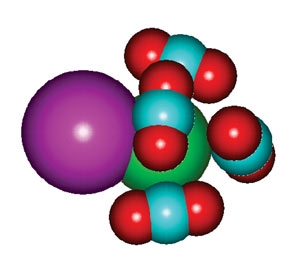 Illustration of a solvent on recombination of iodine-bromide clusters.